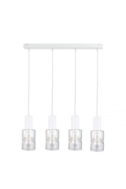 Lampa wisząca 4xE27 CROSS WHITE