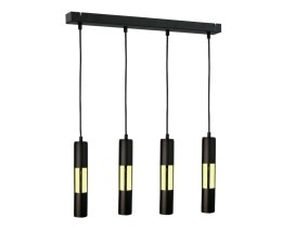 Lampa wisząca 4xGU10 MAGNUM BLACK/GOLD