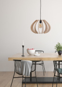 Lampa wisząca 1xE27 NORA NATURAL 642