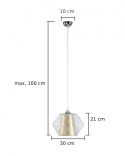 Lampa wisząca 1xE27 RODES 118