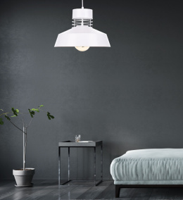 Lampa wisząca 1xE27 TITANIUM WHITE