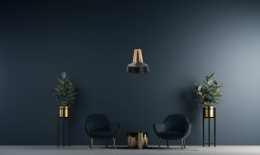 Lampa wisząca 1xE27 TRIX BLACK GOLD