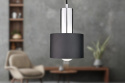 Lampa wisząca 2xE27 LUCE BLACK SILVER