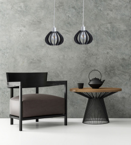 Lampa wisząca 2xE27 NICOLETA GREY 834