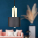 Lampa wisząca 3xE27 LUCE BLACK GOLD