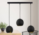 Lampa wisząca 3xE27 MALAGA BLACK