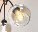 Lampa sufitowa 3xE27 EVIE BLACK/GOLD