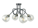 Lampa sufitowa 4xE27 EVIE BLACK/GOLD