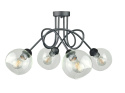 Lampa sufitowa 4xE27 EVIE BLACK