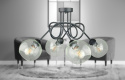 Lampa sufitowa 4xE27 EVIE BLACK