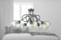 Lampa sufitowa 5xE27 EVIE BLACK