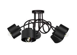 Lampa sufitowa 5xE27 SIMPLY BLACK