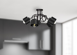 Lampa sufitowa 5xE27 SIMPLY BLACK