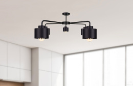 Lampa sufitowa 5xE27 SIMPLY BLACK