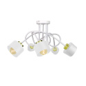 Lampa sufitowa 5xE27 SIMPLY WHITE/GOLD