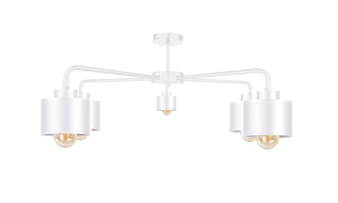 Lampa sufitowa 5xE27 SIMPLY WHITE