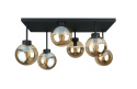 Lampa sufitowa 6xE27 Dea Black/Honey