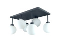 Lampa sufitowa 6xE27 Dea Black/White