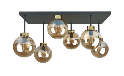 Lampa sufitowa 6xE27 Dea Gold/Honey