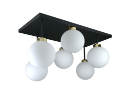 Lampa sufitowa 6xE27 Dea Gold/White