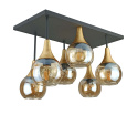 Lampa sufitowa 6xE27 Soma Gold/Honey