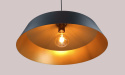 Lampa wisząca 1xE27 Latisa Black/Gold