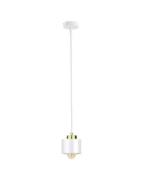 Lampa wisząca 1xE27 SIMPLY WHITE/GOLD