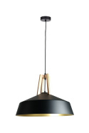 Lampa wisząca 1xE27 Trex Black/Gold