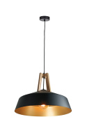 Lampa wisząca 1xE27 Trex Black/Gold