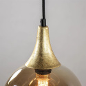 Lampa wisząca 2xE27 CALLISTO BLACK/GOLD