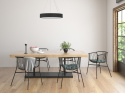 Lampa wisząca 2xE27 Madera Long L Black