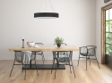 Lampa wisząca 3xE27 Madera Long XL Black