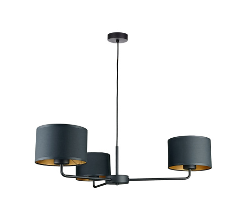 Lampa wisząca 3xE27 Nia Black