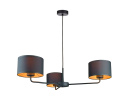 Lampa wisząca 3xE27 Nia Black