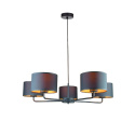 Lampa wisząca 5xE27 Nia Black