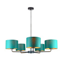 Lampa wisząca 5xE27 Nia Green