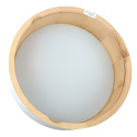 Plafon 1xE27 Madera White